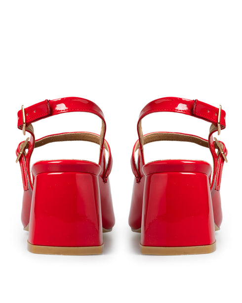 Vivid Bold Red – Zapatilla Roja Slingback 5722